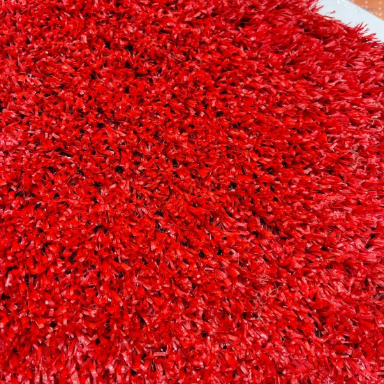 عشب صناعي 10 ملي احمر