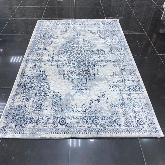 Turkish carpets Aqua 5497 gray cyan