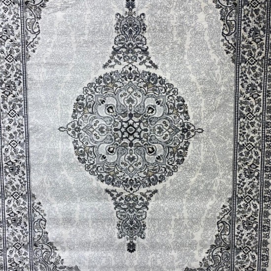 Turkish Carpet Aqua 5045 Gray Cream B