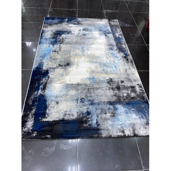 Turkish Carpet Aqua 6629 Gray Blue A