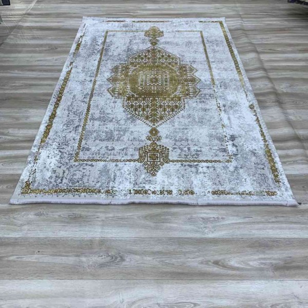 سجاد بورتفليو E908A روسي ذهبي 100*200