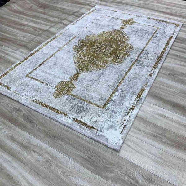 سجاد بورتفليو E908A روسي ذهبي 100*200