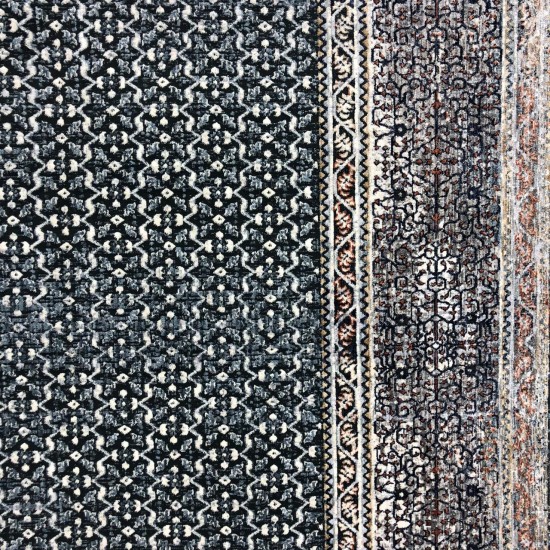 Bulgarian carpet Lisbon B677B anthracite beige