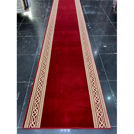 ممر ملكي رسمي فرش درج برواز لون احمر