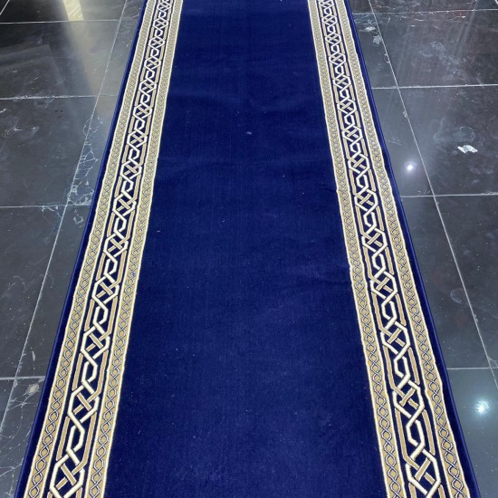 Formal royal corridor, drawer frame, dark blue color 2