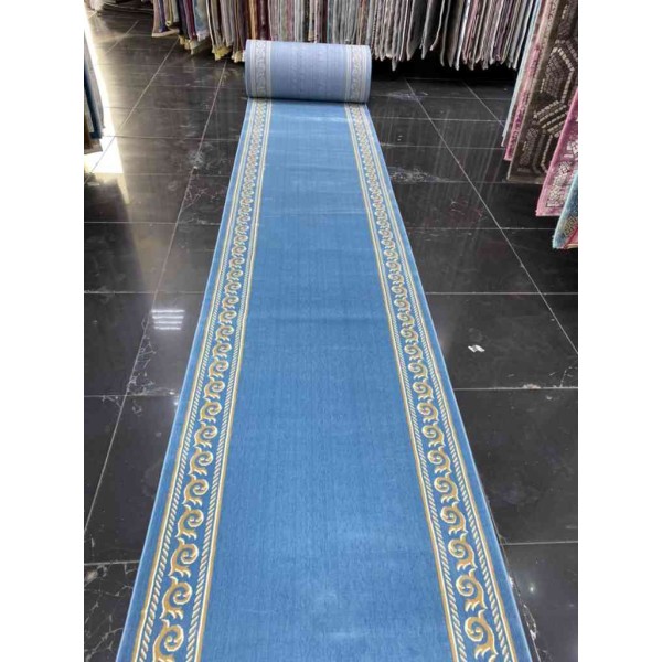 Formal royal corridor brushes frame sky color