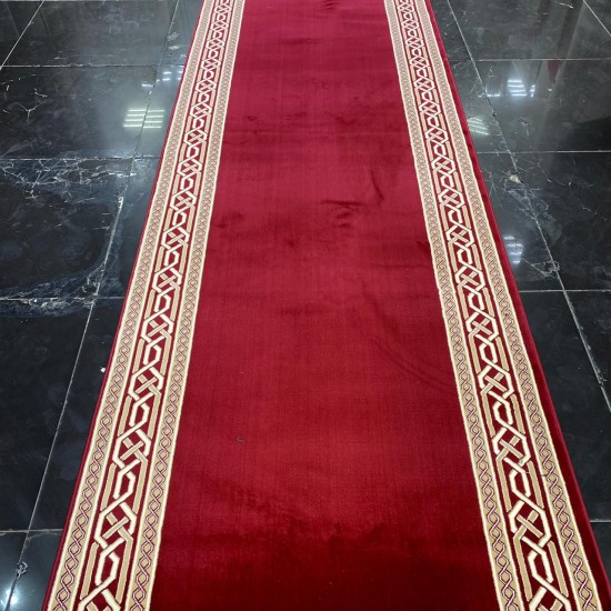ممر ملكي رسمي فرش درج برواز لون احمر2
