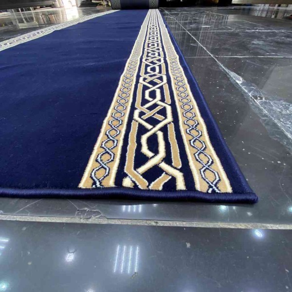 Formal royal corridor, drawer frame, dark blue color 2