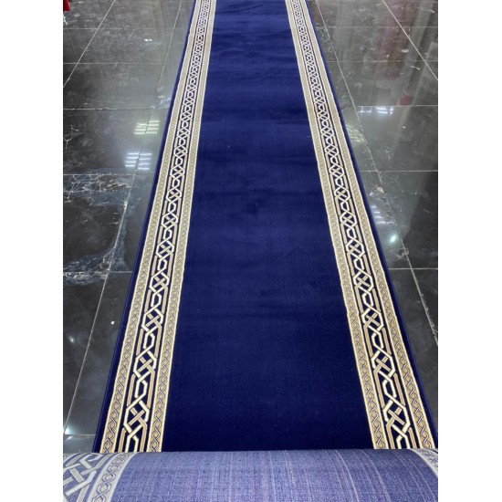 Formal royal corridor, drawer frame, dark blue color 2