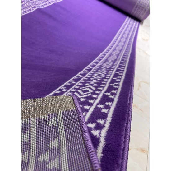 Royal Al Maraseem Turkish Lavender Corridor Carpet Mauve Color Frame 100*100