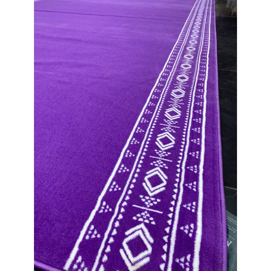 Royal corridor lavender carpets in a frame purple color 100*100