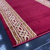 Royal formal acrylic corridor twisted thread drawer brush frame red color 100 cm wide