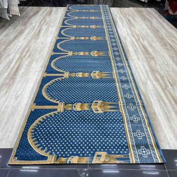 سجاد صلاة محراب تركي SC116 سماوي مقاس 125*500