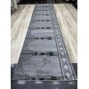 Alfombras de oración mihrab turcas SC116 gris tamaño 125*1000