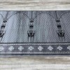 Alfombras de oración mihrab turcas SC116 gris tamaño 125*1000