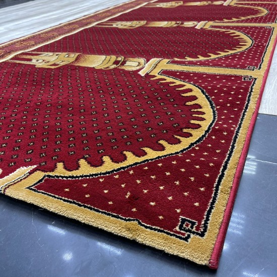 Turkish prayer rug SC116 red size 125*500