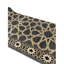 سجاد صلاة الروضة تركي رصاصي مقاس 125*1000 سم