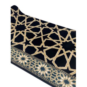 سجاد صلاة الروضة تركي كحلي مقاس 125*500 سم