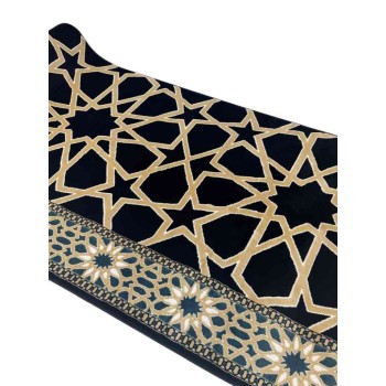 سجاد صلاة الروضة تركي كحلي مقاس 125*500 سم