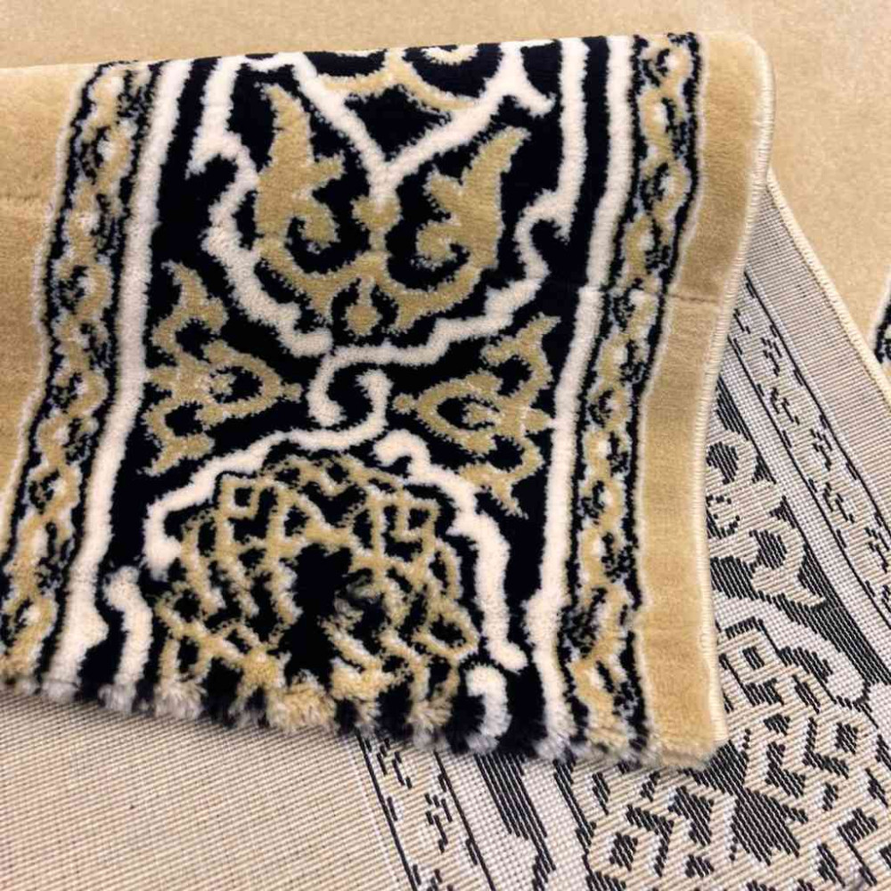 سجاد صلاة مناسك تركي F301A بيج مقاس 125*500 سم