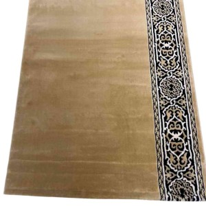 سجاد صلاة مناسك تركي F301A بيج مقاس 125*1000 سم