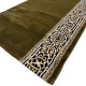 سجاد صلاة مناسك تركي F301A اخضر مقاس 125*500 سم