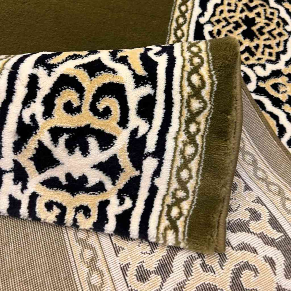 سجاد صلاة مناسك تركي F301A اخضر مقاس 125*500 سم