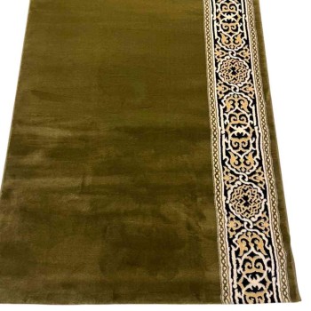 سجاد صلاة مناسك تركي F301A اخضر مقاس 125*1000 سم