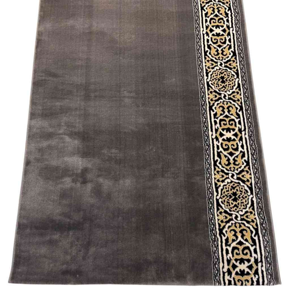 سجاد صلاة مناسك تركي F301A رصاصي مقاس 125*500 سم