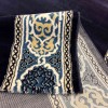 سجاد صلاة مناسك تركي F301A كحلي مقاس 125*1000 سم