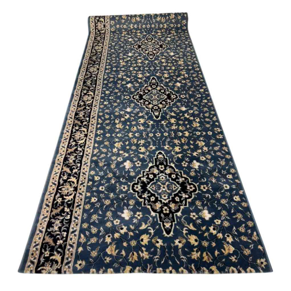 سجاد صلاة محراب تركي 4869C سماوي مقاس 125*1000 سم