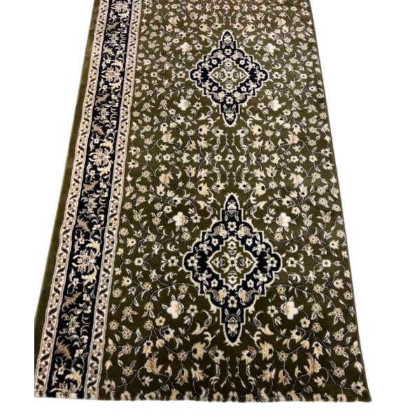 سجاد صلاة محراب تركي 4869C اخضر مقاس 125*500 سم