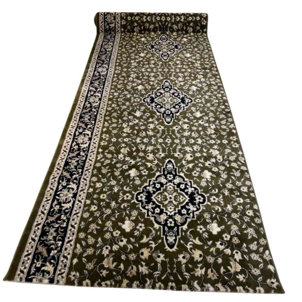 سجاد صلاة محراب تركي 4869C اخضر مقاس 125*1000 سم