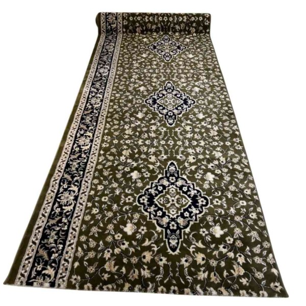 سجاد صلاة محراب تركي 4869C اخضر مقاس 125*500 سم