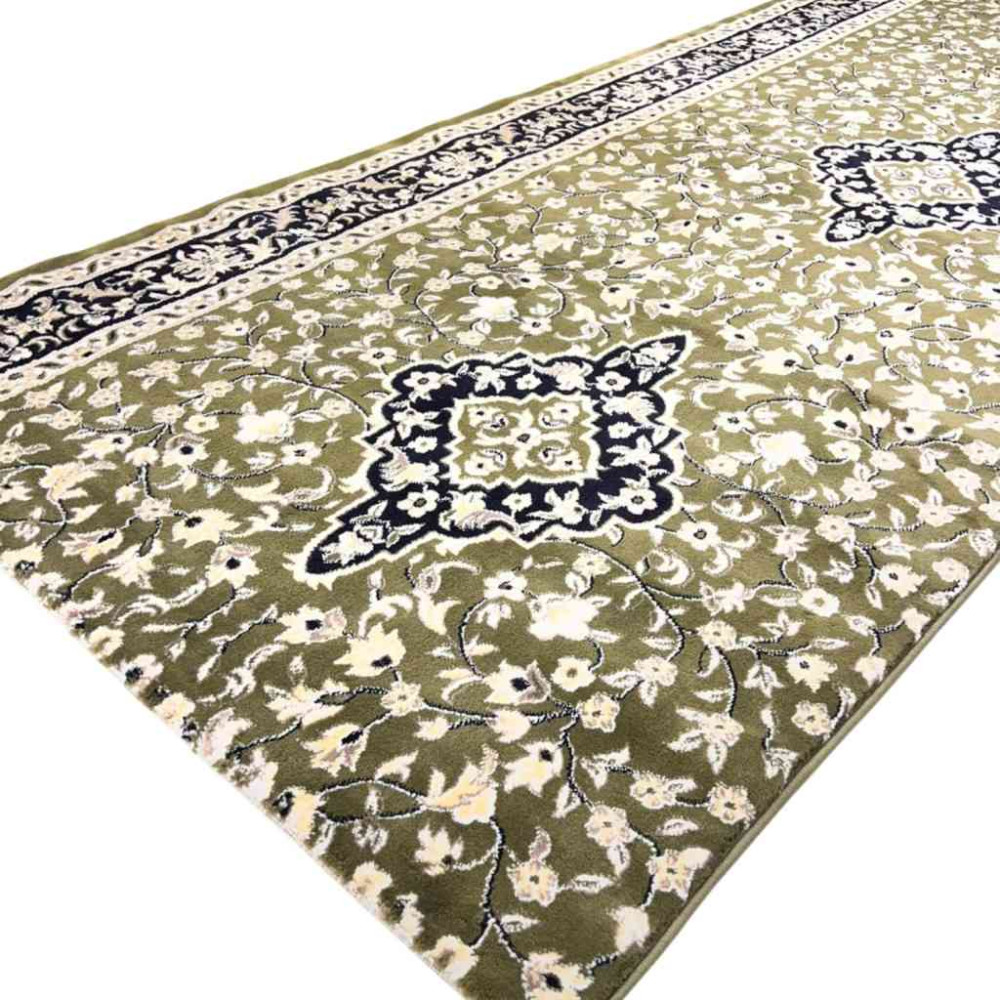 سجاد صلاة محراب تركي 4869C اخضر مقاس 125*1000 سم