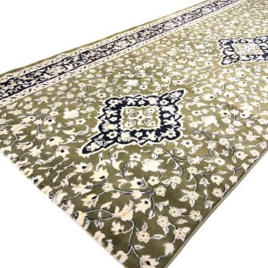 سجاد صلاة محراب تركي 4869C اخضر مقاس 125*500 سم