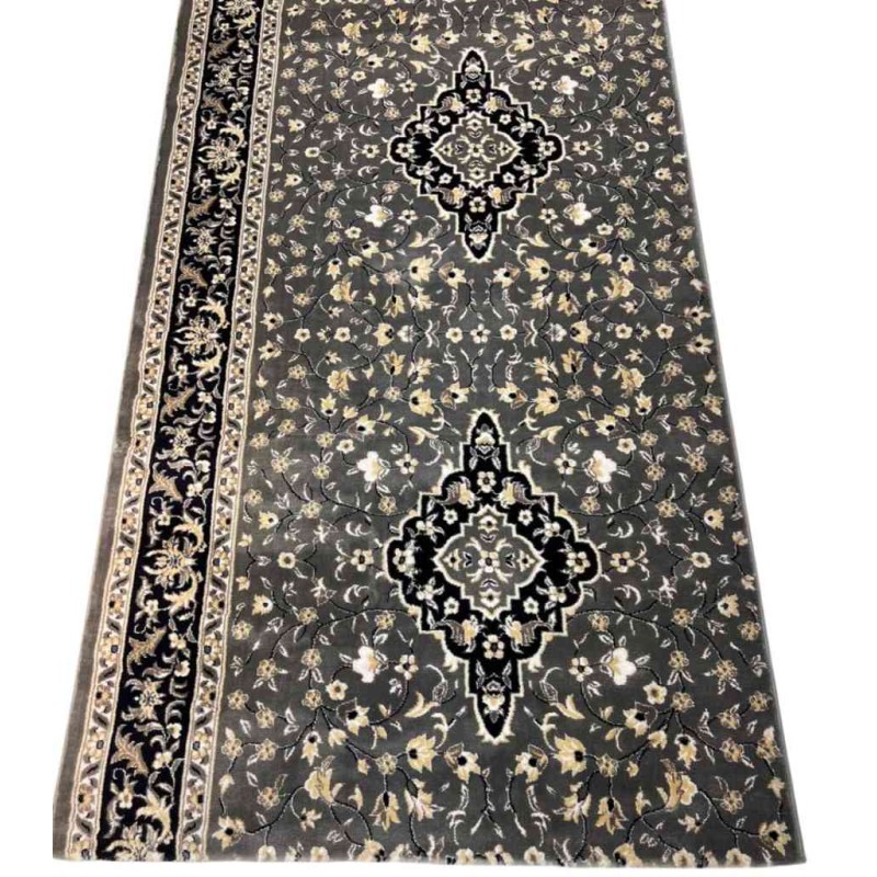 Turkish Mihrab Prayer Rug 4869C Sky gray Size 125*1000 cm