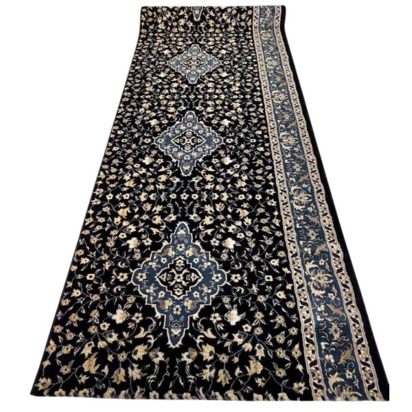 Turkish Mihrab Prayer Rug 4869C Sky navy Size 125*500 cm