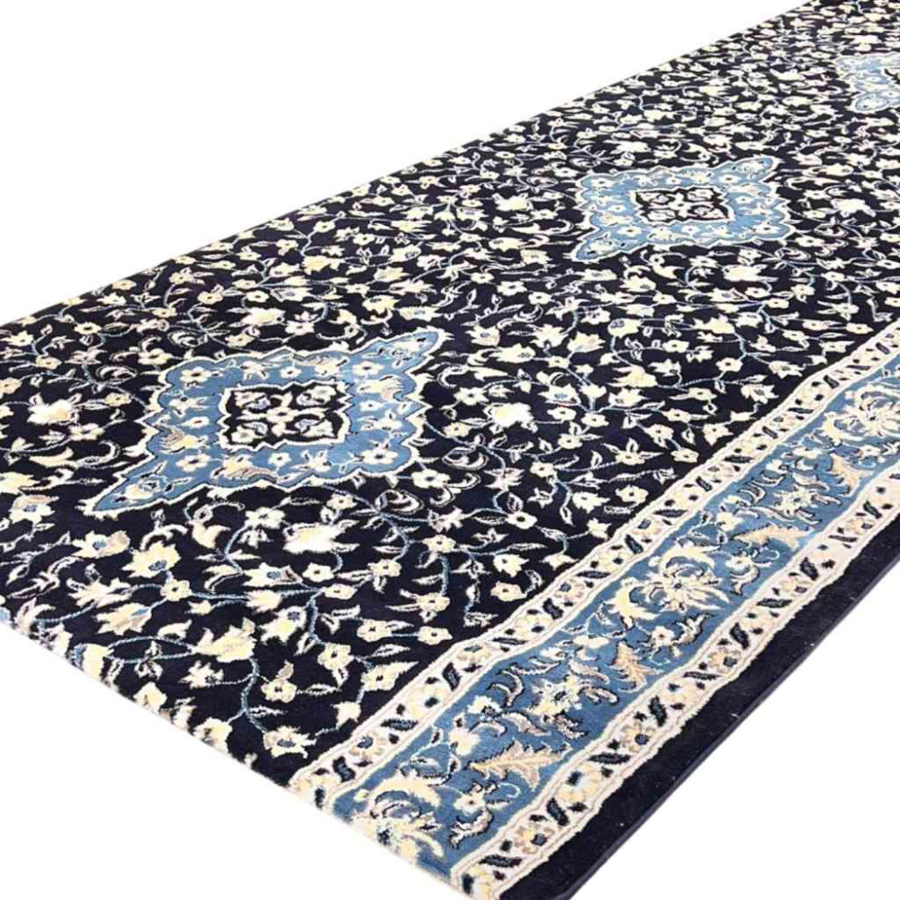 سجاد صلاة محراب تركي 4869C كحلي مقاس 125*1000 سم