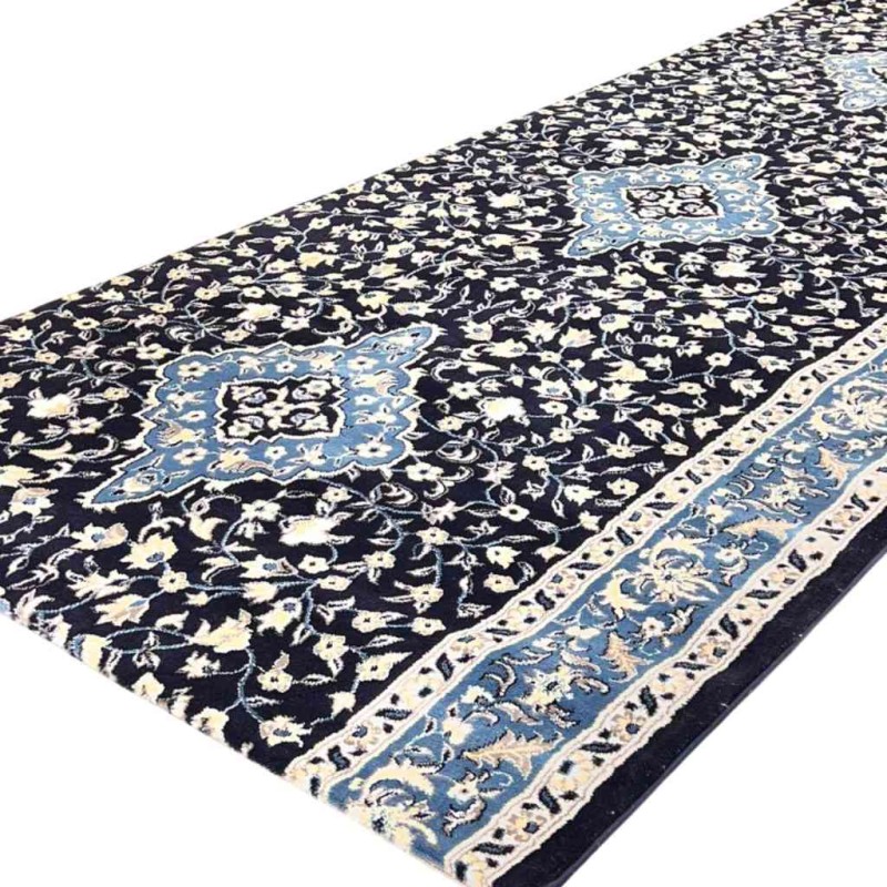 Turkish Mihrab Prayer Rug 4869C Sky navy Size 125*1000 cm