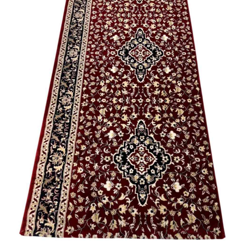 سجاد صلاة محراب تركي 4869C احمر مقاس 125*500 سم