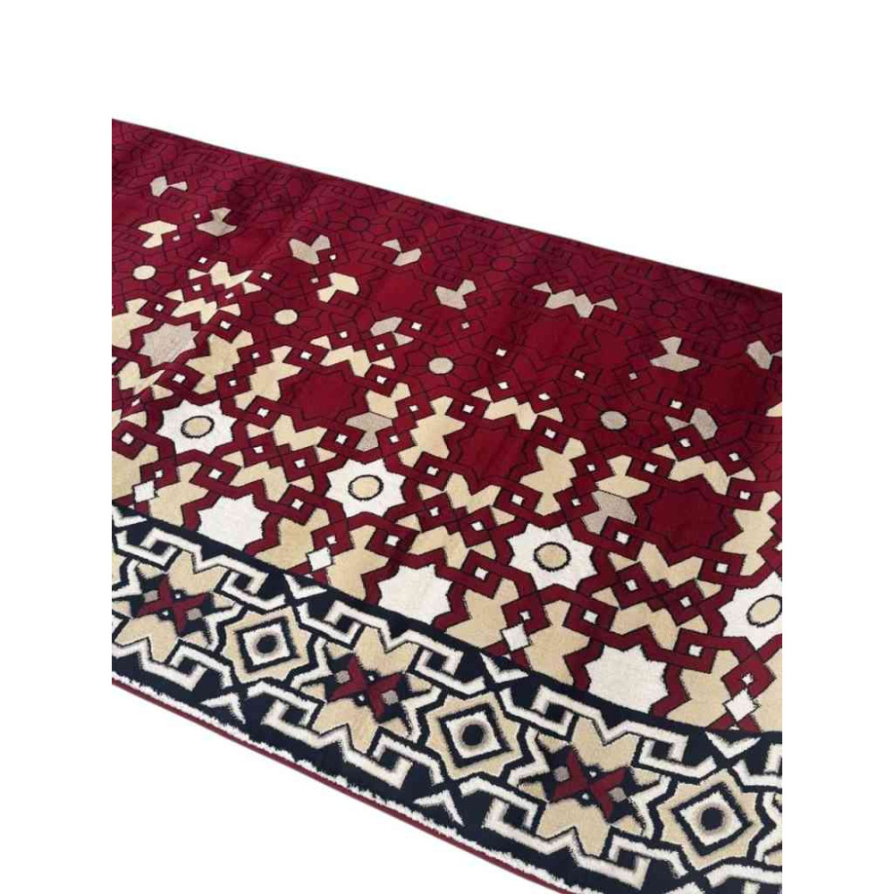 سجاد صلاة المنارة تركي احمر مقاس 125*500 سم