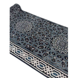 سجاد صلاة اندلس تركي كحلي مقاس 125*500 سم