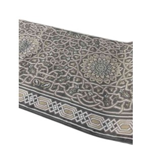 Andalusian Turkish prayer rug gray Size 125*1000 cm