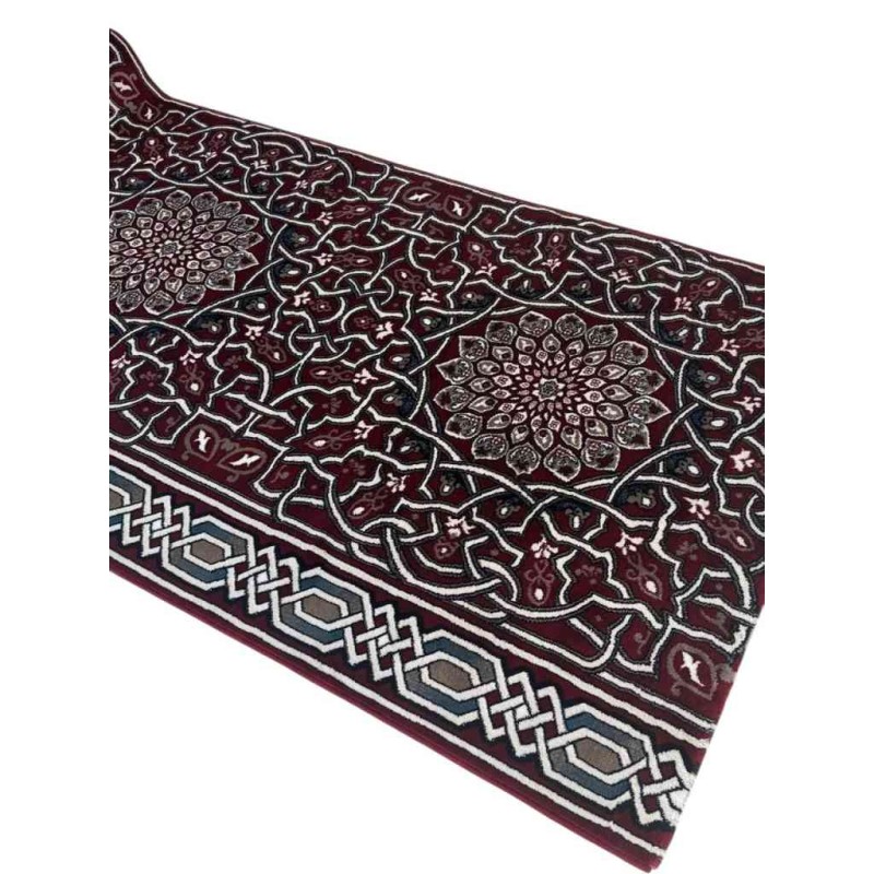 Andalusian Turkish prayer rug red Size 125*1000 cm