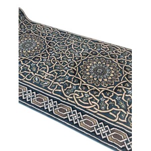 Andalusian Turkish prayer rug blue Size 125*500 cm