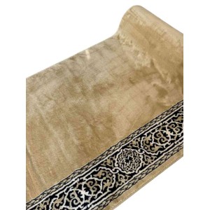 سجاد صلاة مناسك تركي F301A بيج مقاس 125*1000 سم