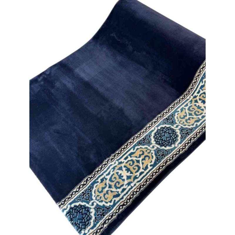 Turkish Ritual Prayer Rug F301A Sky navy Size 125*500 cm