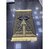 Luxurious prayer rug inspired by the Great Mosque of Mecca at the door of the Kaaba