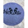 Leaf round lenses mauve color size 66*66